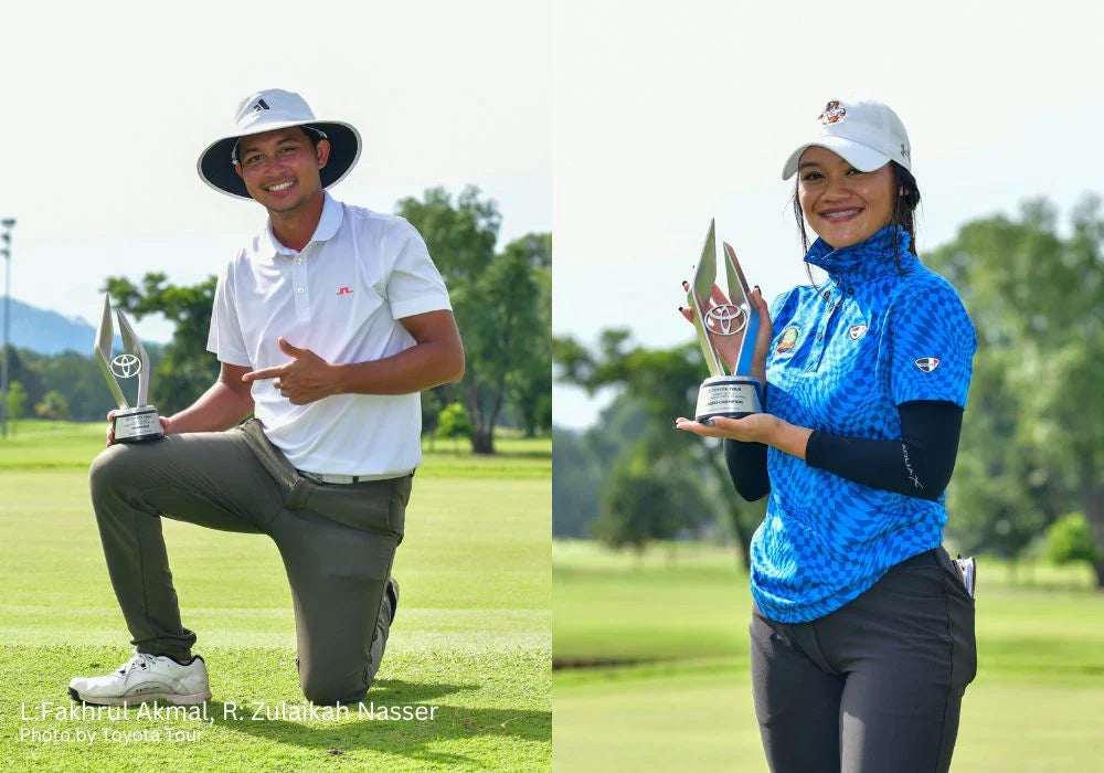 Afif Fathi and Ng Jing Xuen takes round one lead with 66s at Yaris Cup