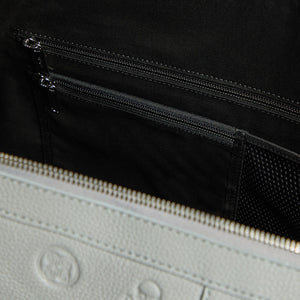 G/FORE Embossed Skull & Tees Leather Weekender